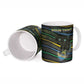 Personalized Gabon Ceramic Mug Panther Strike Striped Style