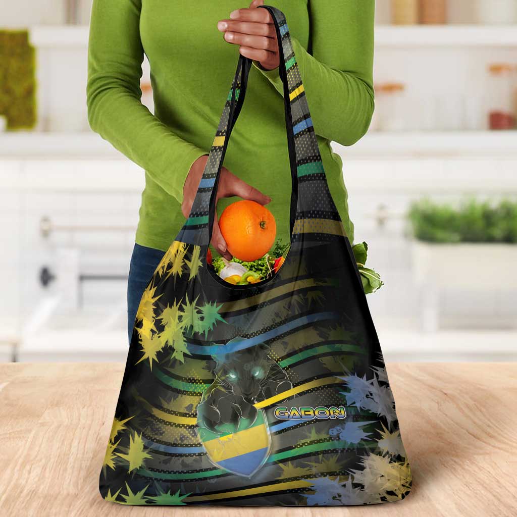Gabon Grocery Bag Panther Strike Striped Style