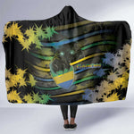 Gabon Hooded Blanket Panther Strike Striped Style