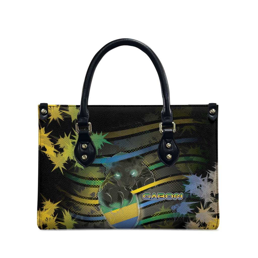 Gabon Leather Bag Panther Strike Striped Style