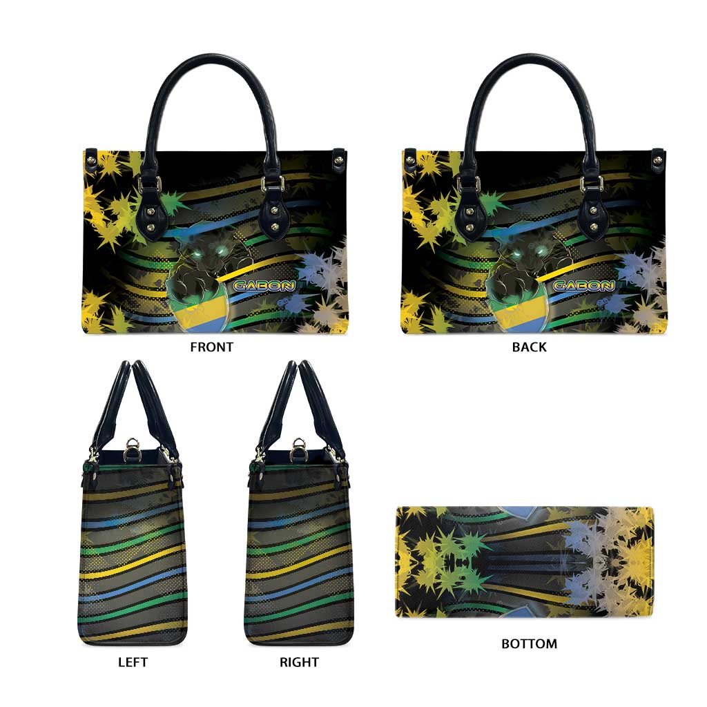 Gabon Leather Bag Panther Strike Striped Style