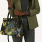 Gabon Leather Bag Panther Strike Striped Style