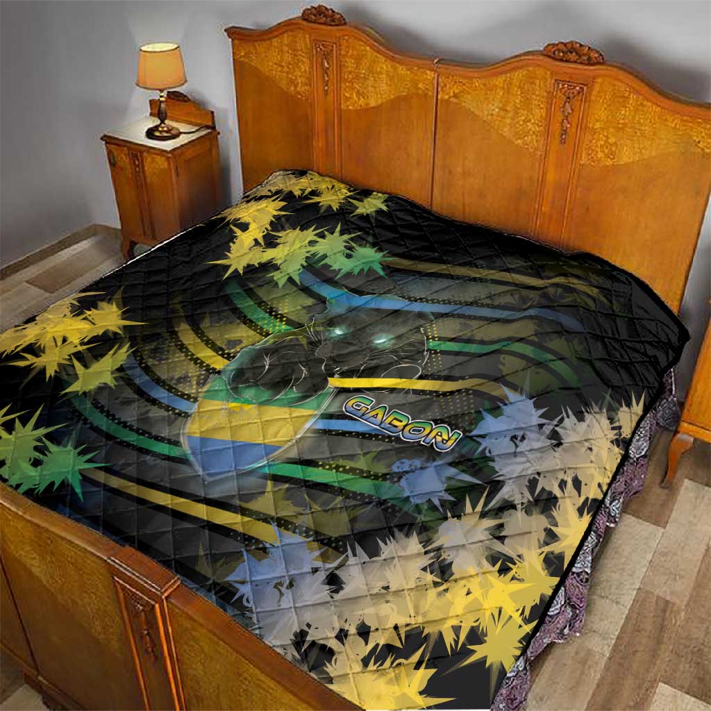 Gabon Quilt Panther Strike Striped Style