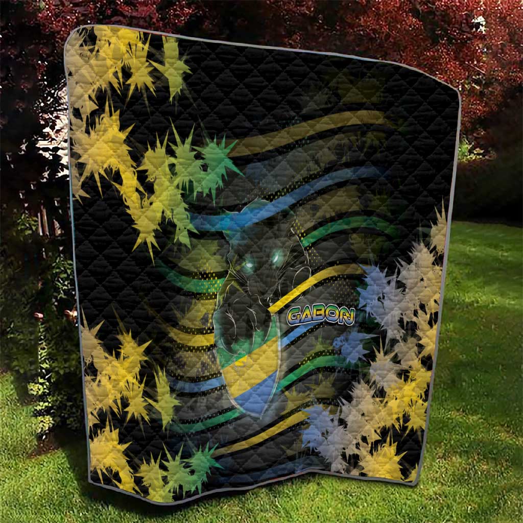 Gabon Quilt Panther Strike Striped Style