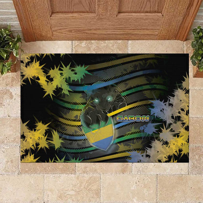 Gabon Rubber Doormat Panther Strike Striped Style