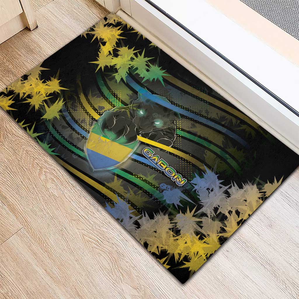 Gabon Rubber Doormat Panther Strike Striped Style