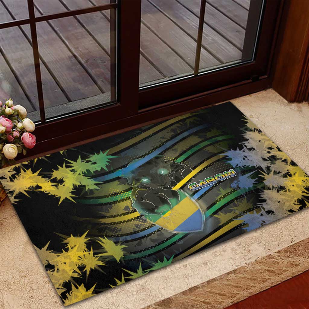 Gabon Rubber Doormat Panther Strike Striped Style