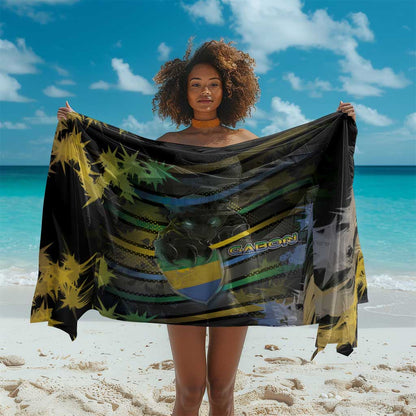 Gabon Sarong Panther Strike Striped Style