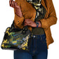 Gabon Shoulder Handbag Panther Strike Striped Style
