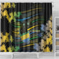 Gabon Shower Curtain Panther Strike Striped Style