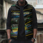 Personalized Gabon Sleeveless Puffer Jacket Panther Strike Striped Style
