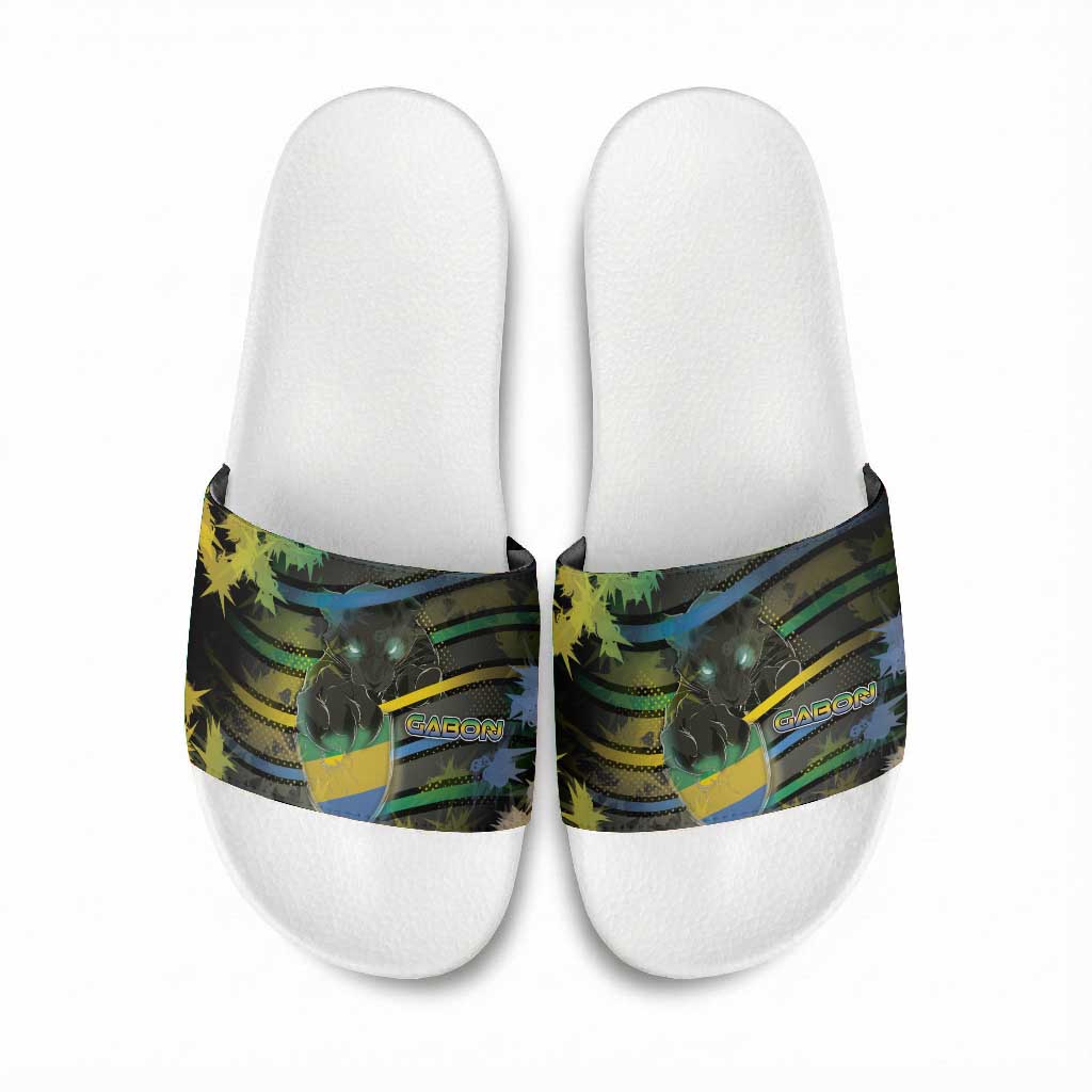 Gabon Slide Sandals Panther Strike Striped Style
