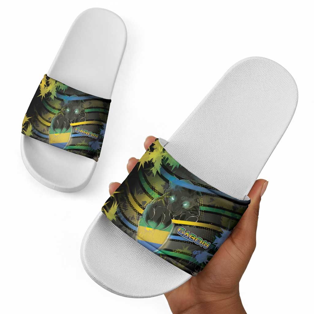 Gabon Slide Sandals Panther Strike Striped Style