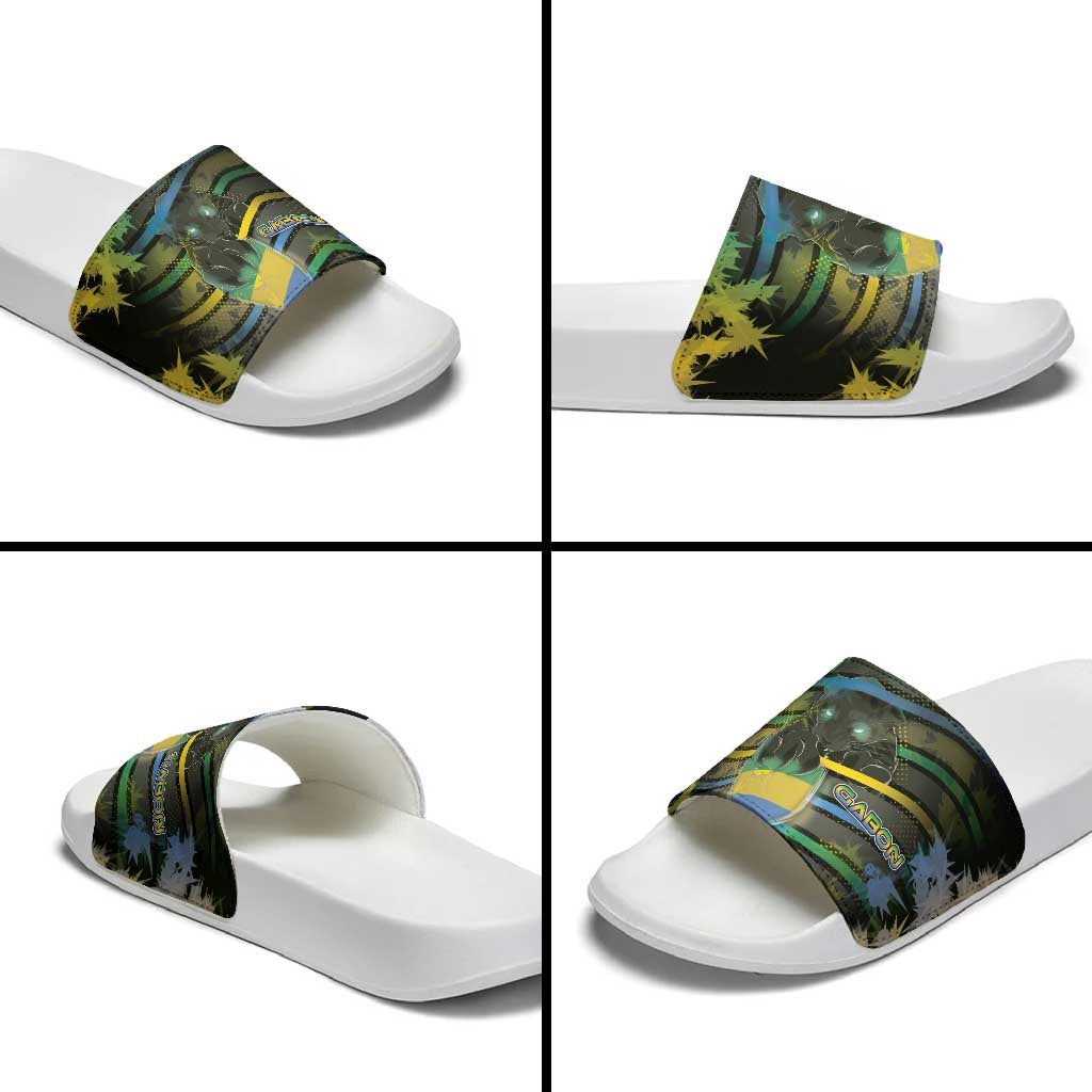 Gabon Slide Sandals Panther Strike Striped Style