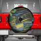 Gabon Spare Tire Cover Panther Strike Striped Style