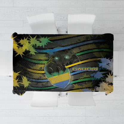 Gabon Tablecloth Panther Strike Striped Style
