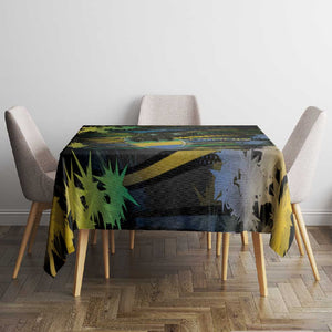 Gabon Tablecloth Panther Strike Striped Style