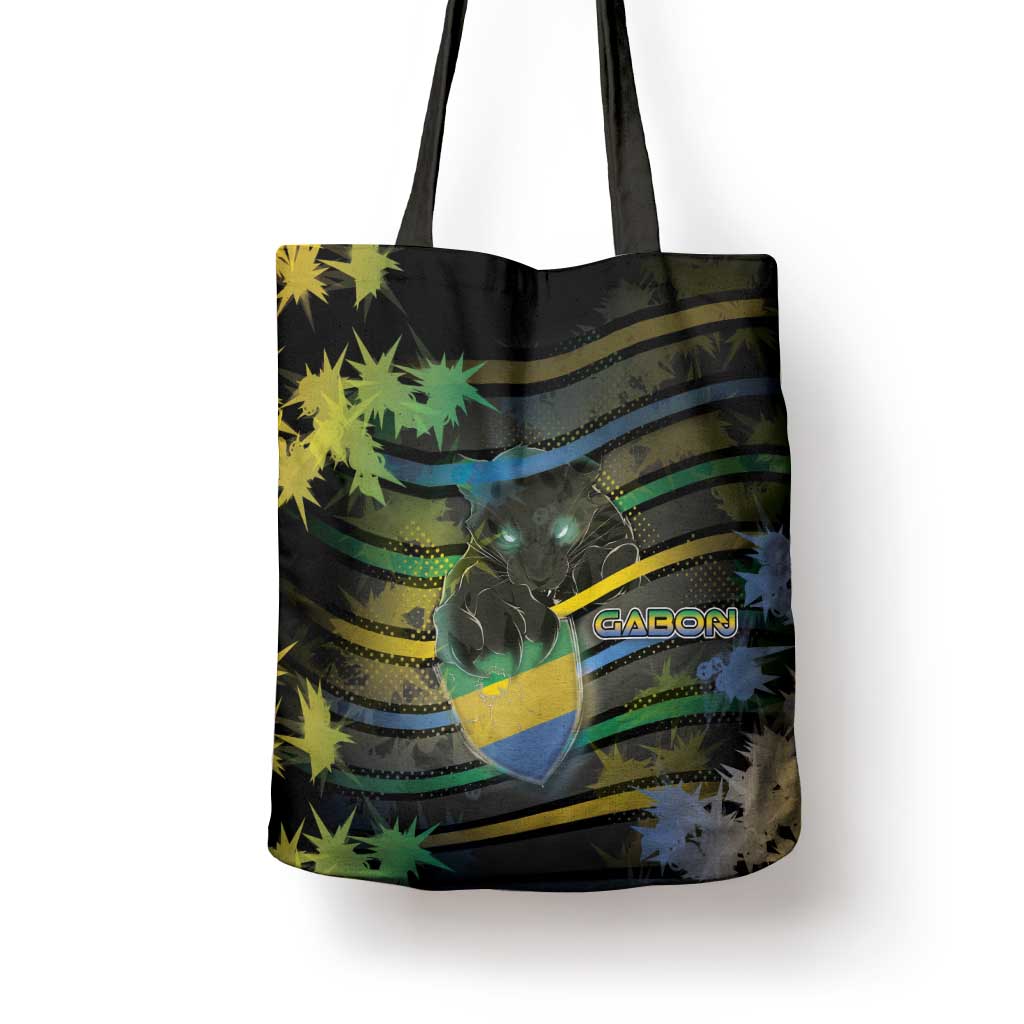 Gabon Tote Bag Panther Strike Striped Style