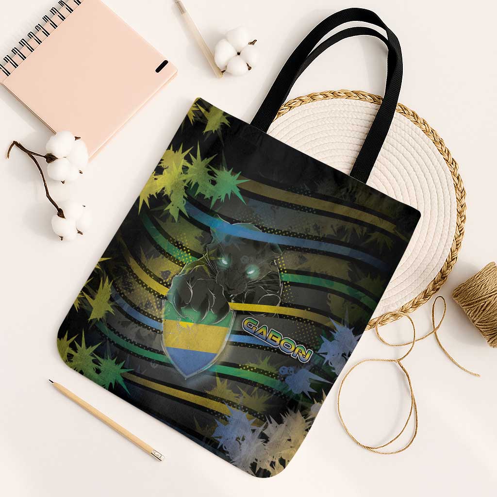 Gabon Tote Bag Panther Strike Striped Style