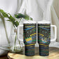 Personalized Gabon Tumbler With Handle Panther Strike Striped Style