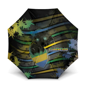 Gabon Umbrella Panther Strike Striped Style