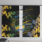 Gabon Window Curtain Panther Strike Striped Style