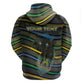 Personalized Gabon Zip Hoodie Panther Strike Striped Style