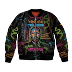 Martin Luther King Jr Day Bomber Jacket What Are You Doing For Others - African Pride