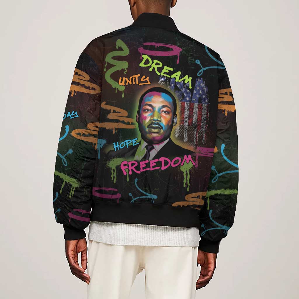 Martin Luther King Jr Day Bomber Jacket What Are You Doing For Others - African Pride