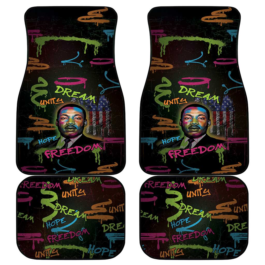 Martin Luther King Jr Day Car Mats What Are You Doing For Others - African Pride