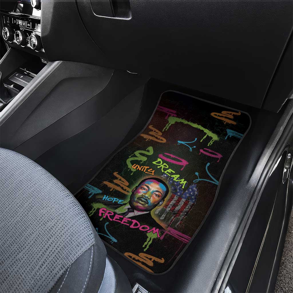 Martin Luther King Jr Day Car Mats What Are You Doing For Others - African Pride