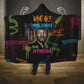 Martin Luther King Jr Day Hooded Blanket What Are You Doing For Others - African Pride