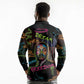 Martin Luther King Jr Day Long Sleeve Polo Shirt What Are You Doing For Others - African Pride