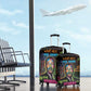 Martin Luther King Jr Day Luggage Cover What Are You Doing For Others - African Pride