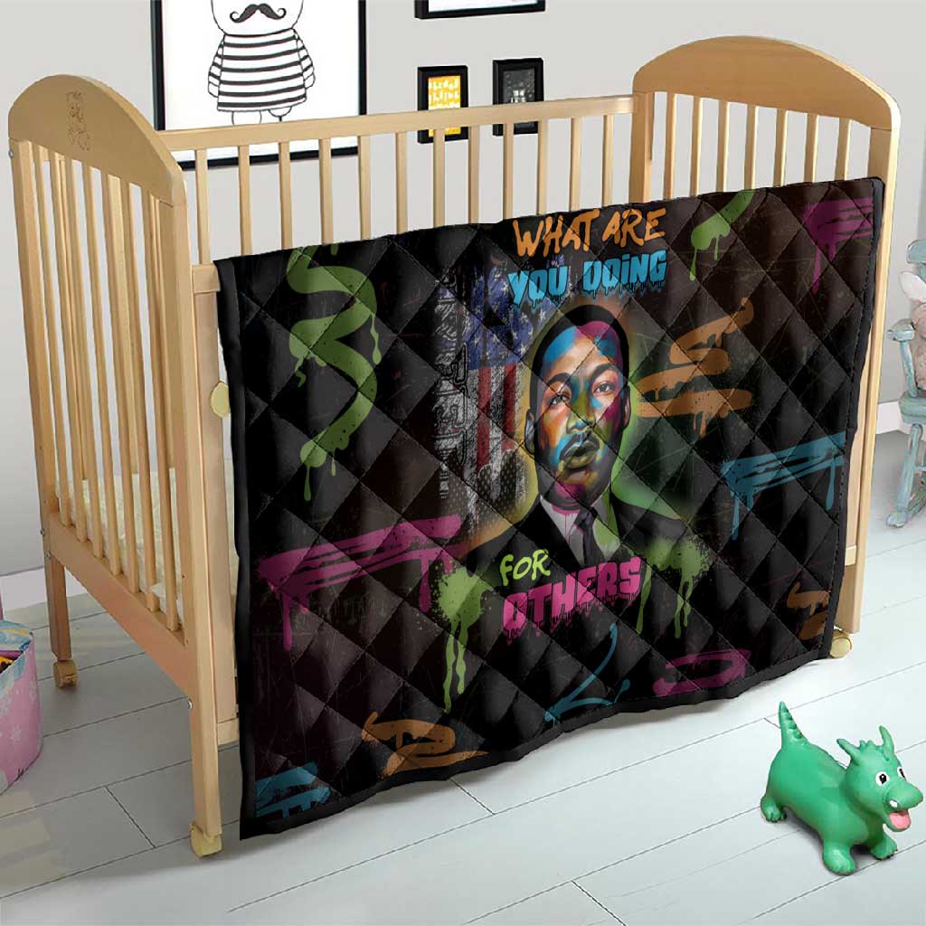 Martin Luther King Jr Day Quilt What Are You Doing For Others - African Pride