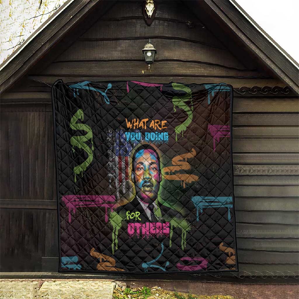 Martin Luther King Jr Day Quilt What Are You Doing For Others - African Pride