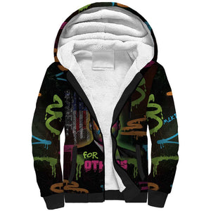 Martin Luther King Jr Day Sherpa Hoodie What Are You Doing For Others - African Pride