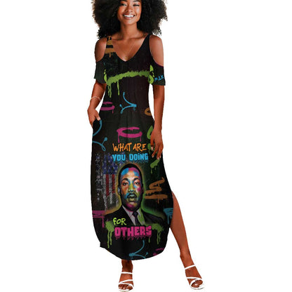 Martin Luther King Jr Day Summer Maxi Dress What Are You Doing For Others DT05