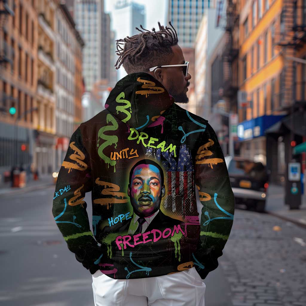 Martin Luther King Jr Day Zip Hoodie What Are You Doing For Others - African Pride