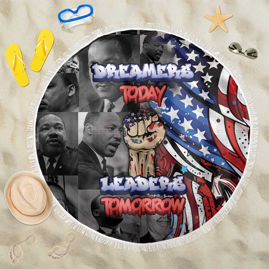 Martin Luther King Jr Day Beach Blanket Dreamers Today Leaders Tomorrow - African Pride