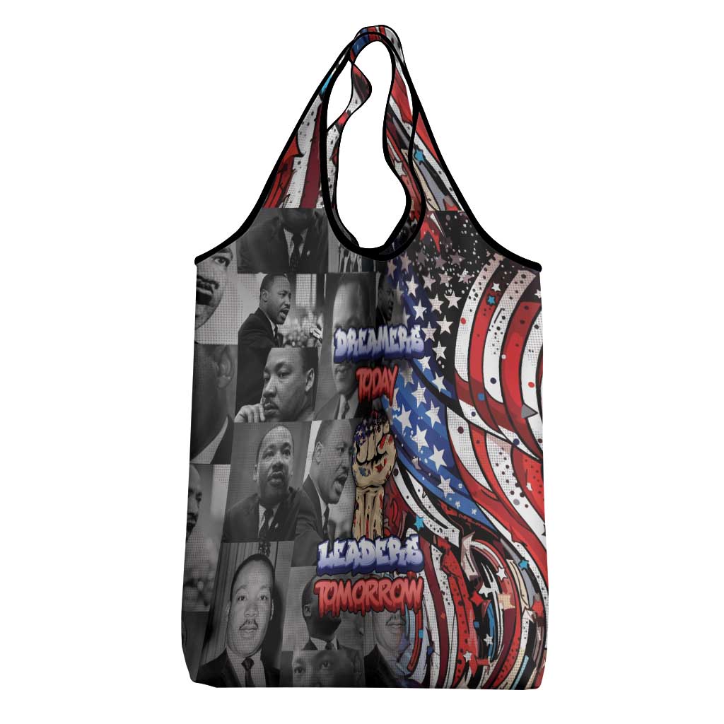 Martin Luther King Jr Day Grocery Bag Dreamers Today Leaders Tomorrow - African Pride