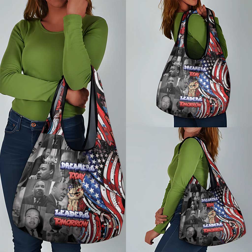 Martin Luther King Jr Day Grocery Bag Dreamers Today Leaders Tomorrow - African Pride
