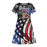 Martin Luther King Jr Day Kid Short Sleeve Dress Dreamers Today Leaders Tomorrow DT05