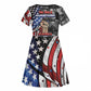 Martin Luther King Jr Day Kid Short Sleeve Dress Dreamers Today Leaders Tomorrow DT05