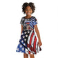 Martin Luther King Jr Day Kid Short Sleeve Dress Dreamers Today Leaders Tomorrow DT05