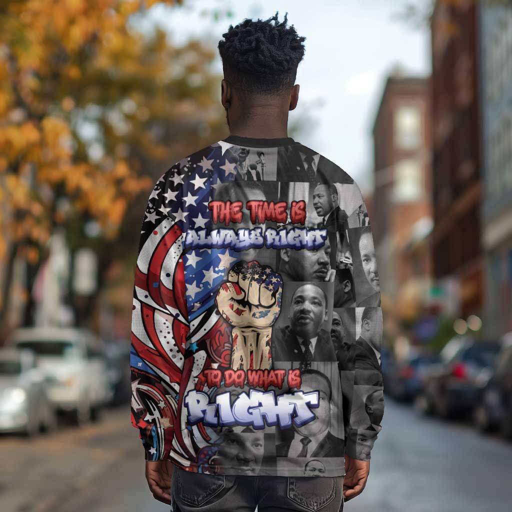 Martin Luther King Jr Day Long Sleeve Shirt Dreamers Today Leaders Tomorrow - African Pride