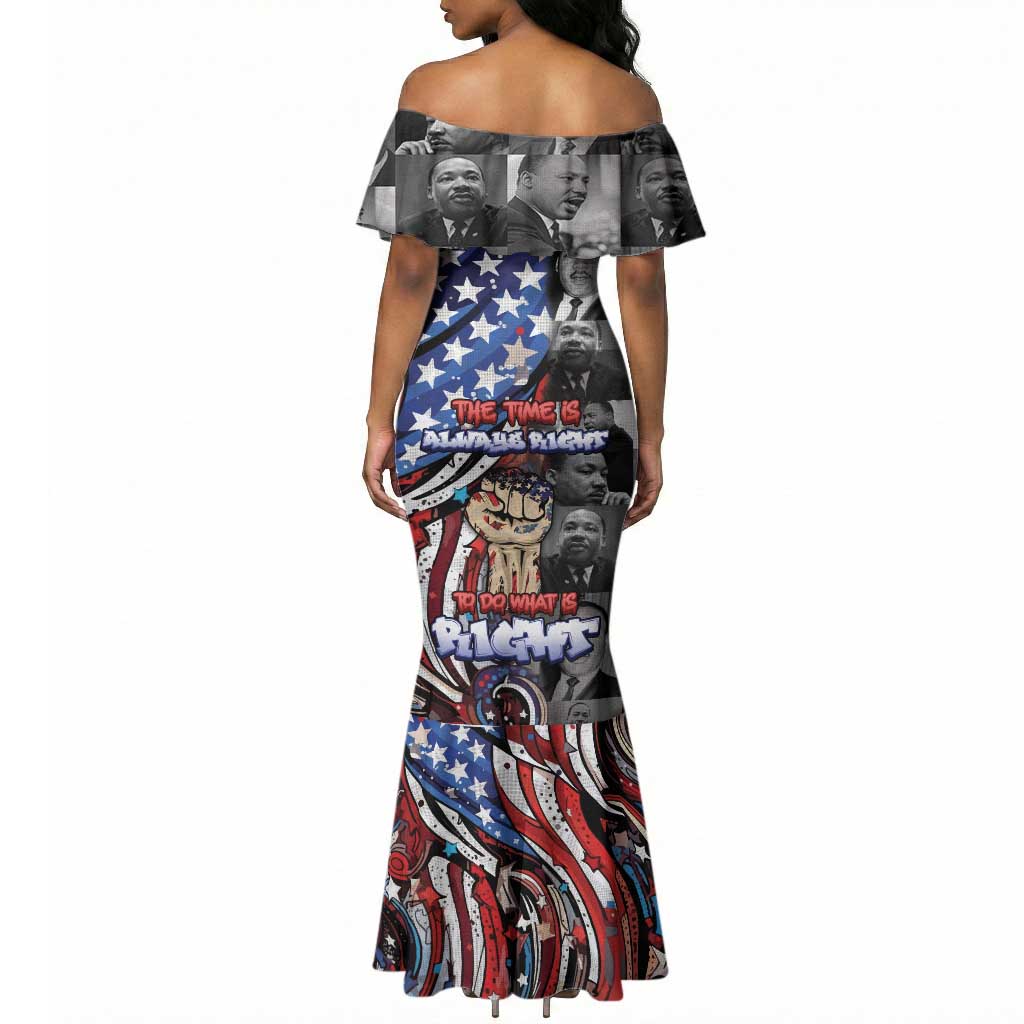 Martin Luther King Jr Day Mermaid Dress Dreamers Today Leaders Tomorrow DT05