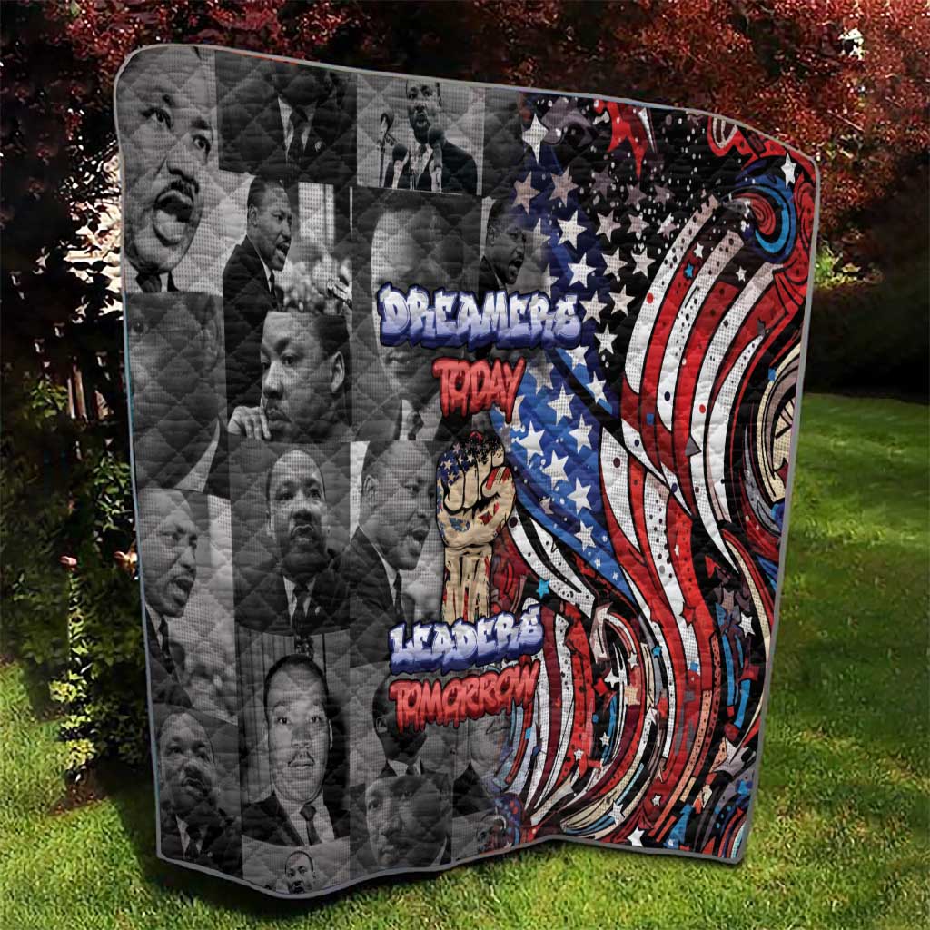 Martin Luther King Jr Day Quilt Dreamers Today Leaders Tomorrow - African Pride