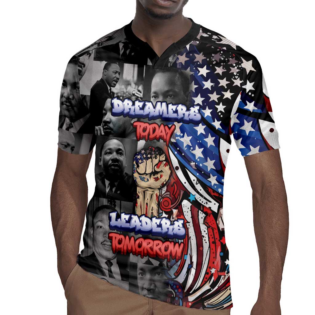 Martin Luther King Jr Day Rugby Jersey Dreamers Today Leaders Tomorrow DT05