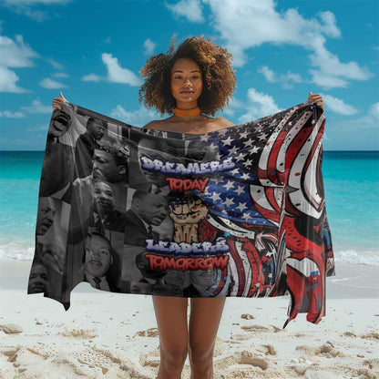 Martin Luther King Jr Day Sarong Dreamers Today Leaders Tomorrow - African Pride